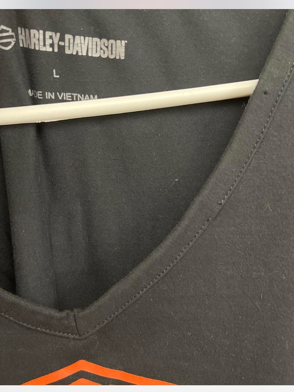 Harley-Davidson v-neck shirt - Picture 3 of 4